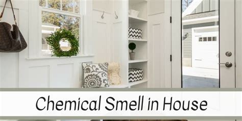 house smells metallic|weird chemical smell in house.